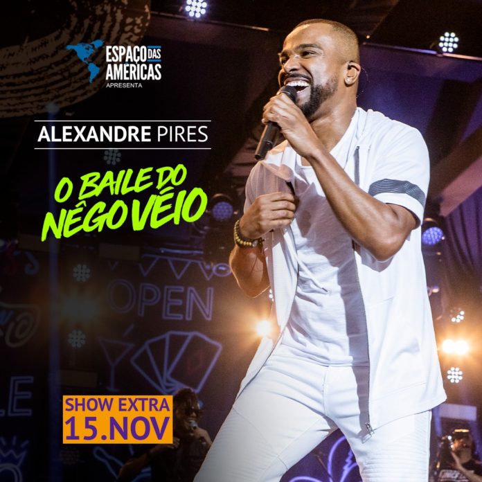 Alexandre Pires faz novo show no Espaço das Américas