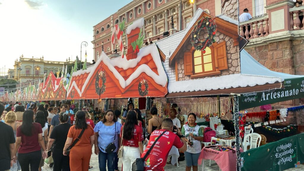 Artesanato indígena integra ‘O Mundo Encantado do Natal’ em Manaus