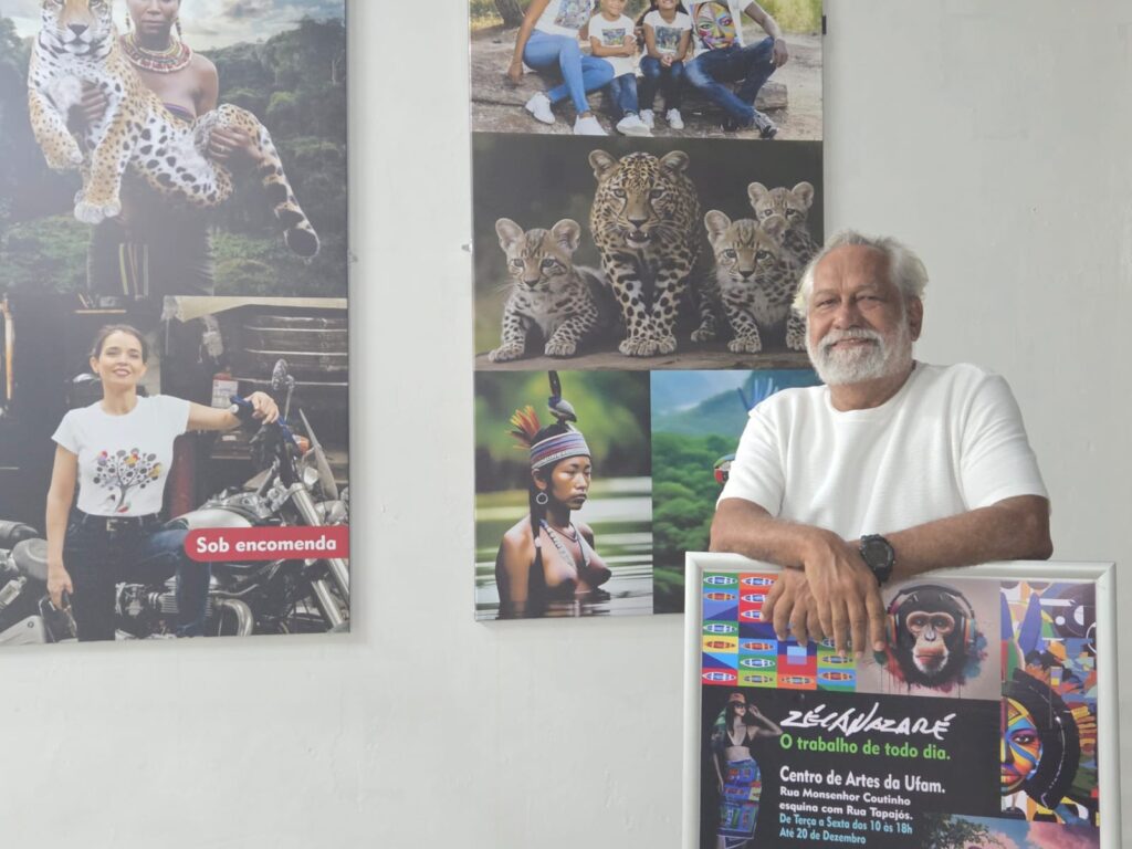 Exposição de Zeca Nazaré no CAUA vira opção criativa para o Natal