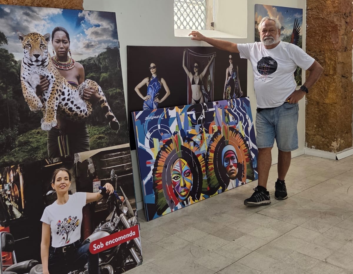 Exposição de Zeca Nazaré no CAUA vira opção criativa para o Natal