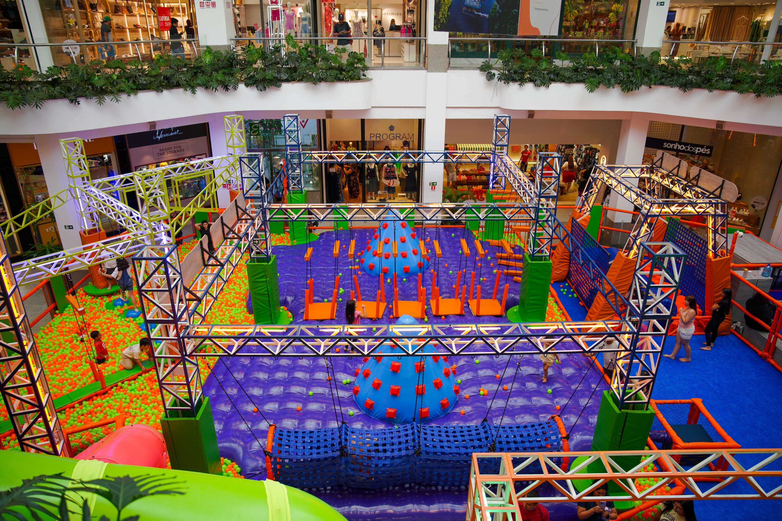 Arena Color Park agita shopping de Manaus no fim de semana