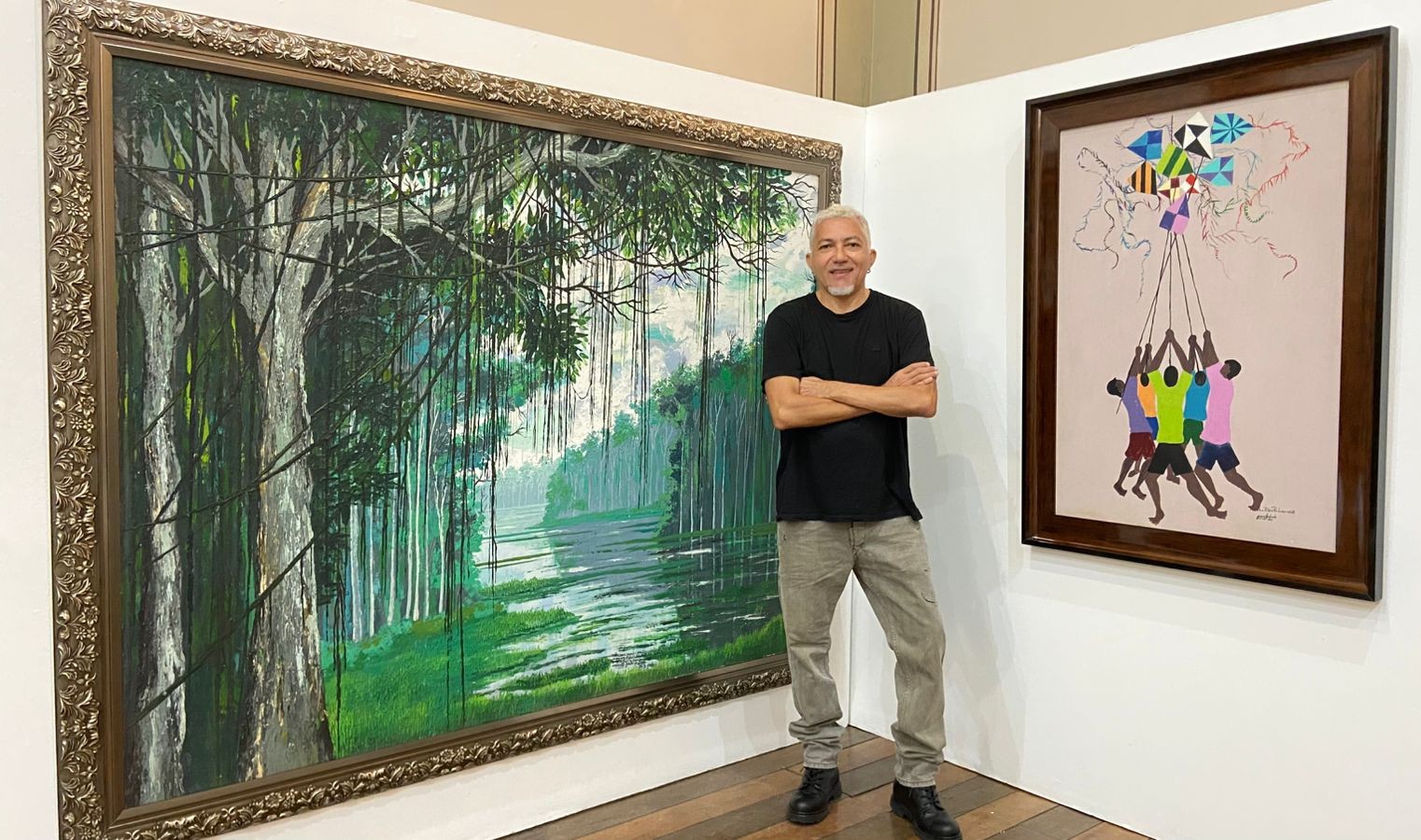 Exposição gratuita em Manaus reabre com obra de Moacir Andrade