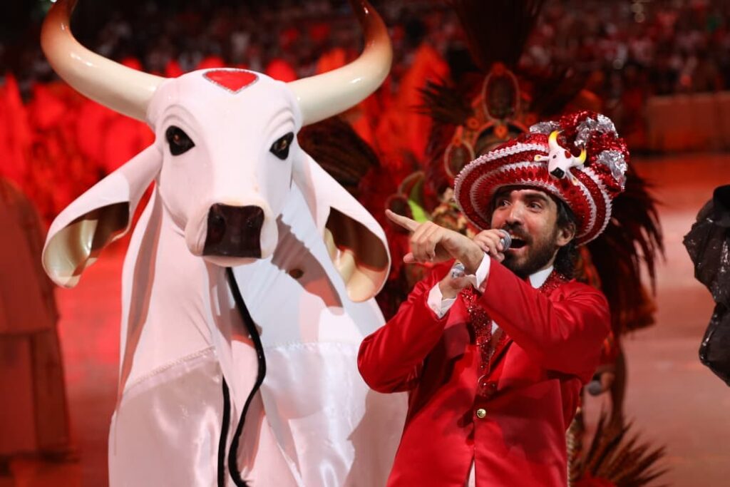 Segunda noite do Boi Garantido no Festival de Parintins