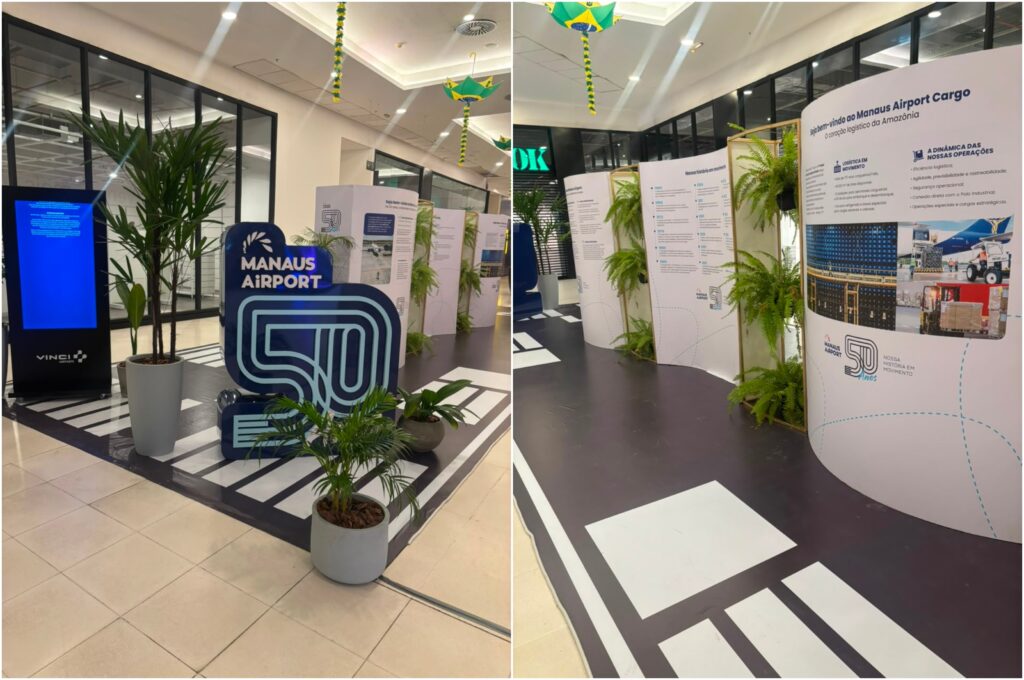 Exposição celebra 50 anos do Aeroporto de Manaus