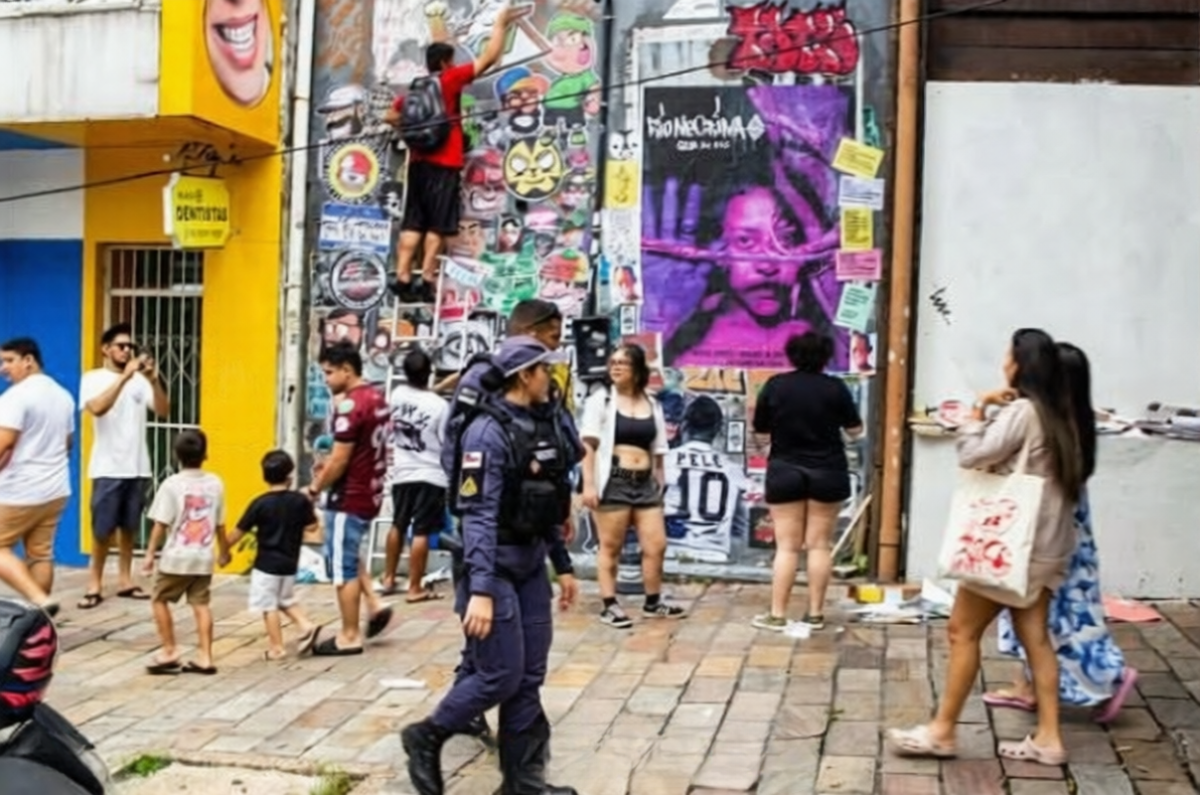 Cola na Barroso ocupa o Centro de Manaus com mutirão de arte urbana