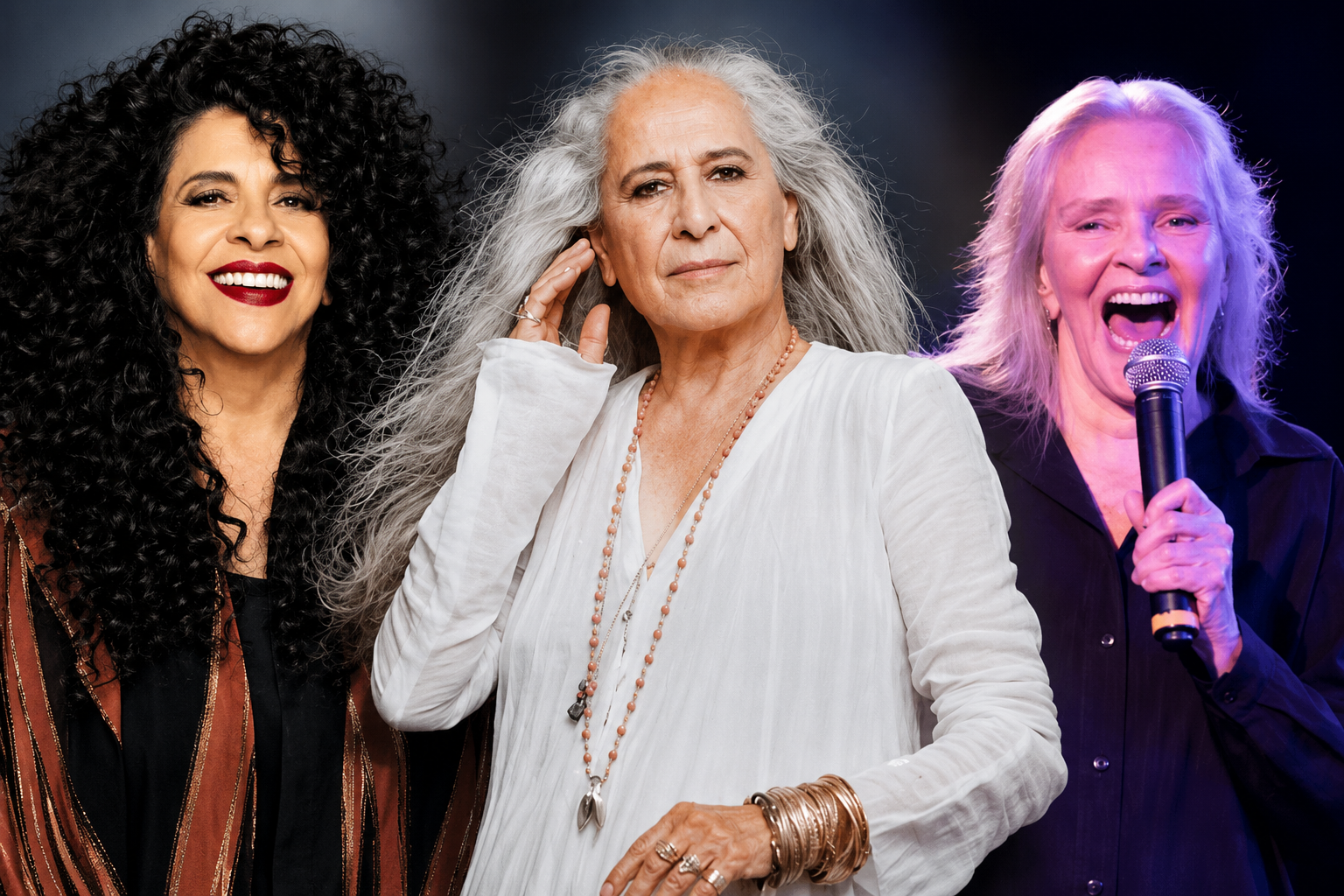 Encontros de Calçadas homenageia Gal Costa, Maria Bethânia e Ângela Ro Ro