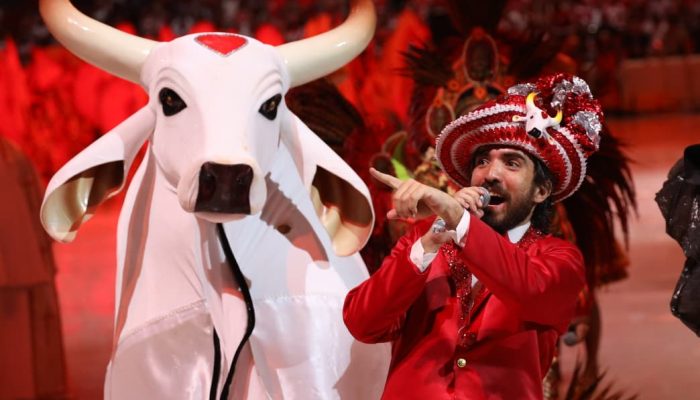 Segunda noite do Boi Garantido no Festival de Parintins