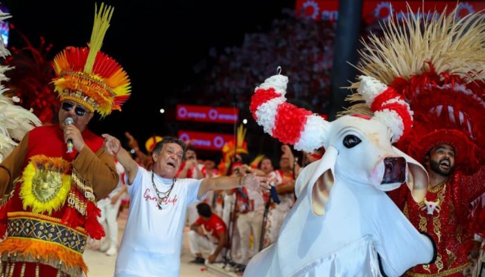 Terceira noite do Garantido no Festival de Parintins 2026